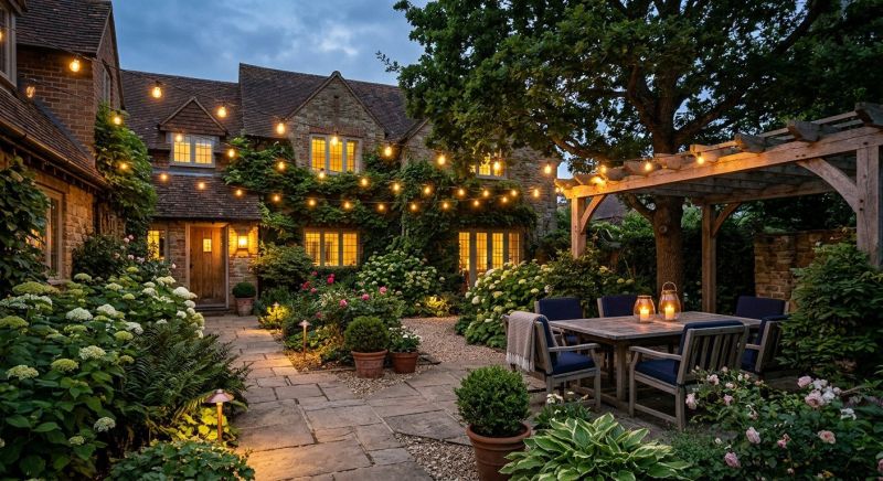 Courtyard Light Installation in Heber City, UT