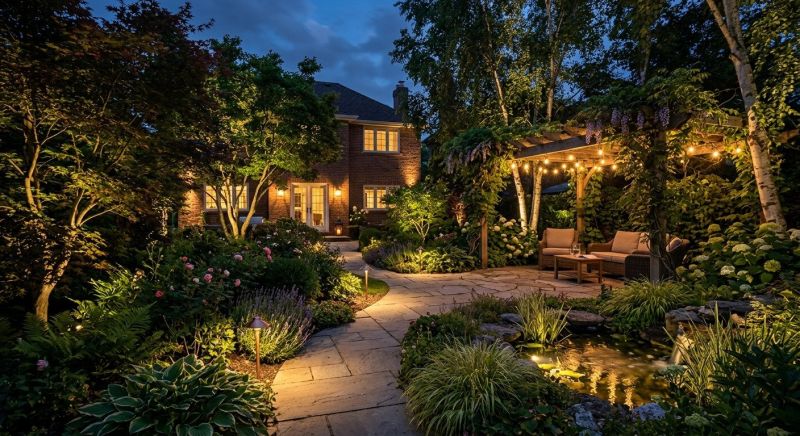 Pond Lighting Installation in Orem, UT