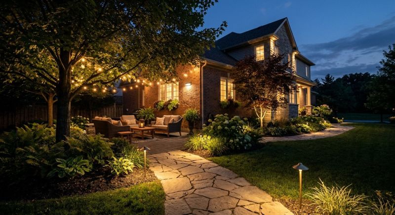 Terrace Lighting Installation in Pasadena, CA