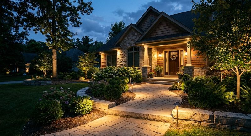 Walkway Lighting Installation in Kansas City, MO